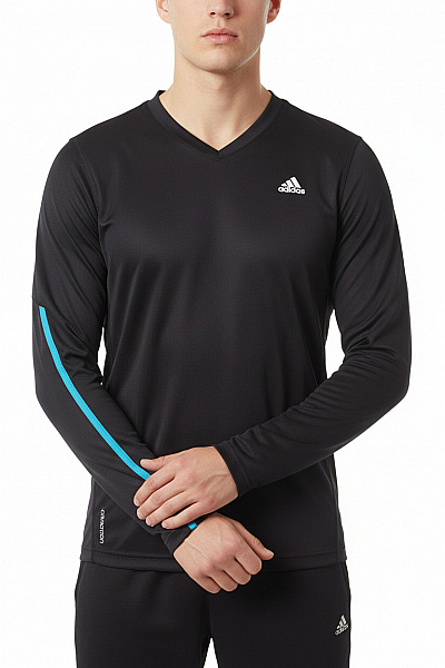 Sportovní Pánské Tričko Černé ADIDAS Second Hand