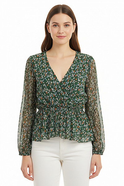 Vzorovaná  Halenka Zelená