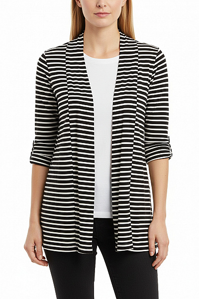 Dámský Cardigan Černobílý