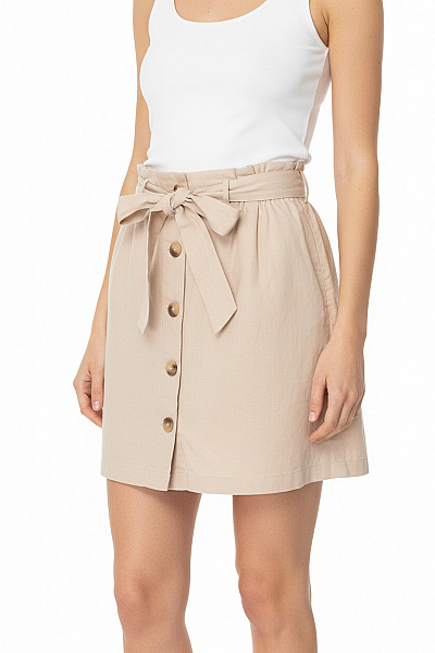 Esmara Sukně Lněná Béžová Vel.  34