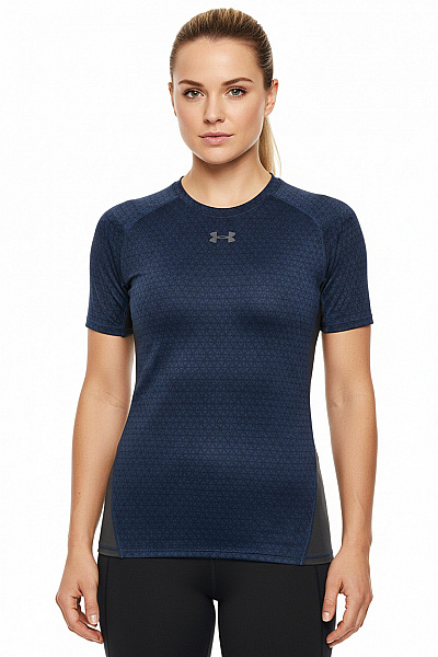 Sportovní Dámské Tričko Modré UNDER ARMOUR Vel. XL