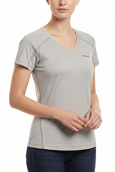 Dámské Tričko Šedé Columbia Second Hand Vel. S