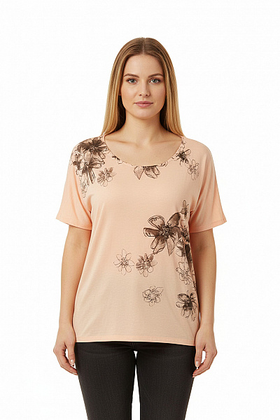 Orsay Dámské Tričko Oranžové Vel. XL