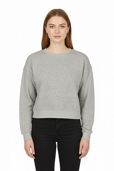 Sinsay Dámská Mikina Bez Zapínání Šedá Second Hand Vel. S