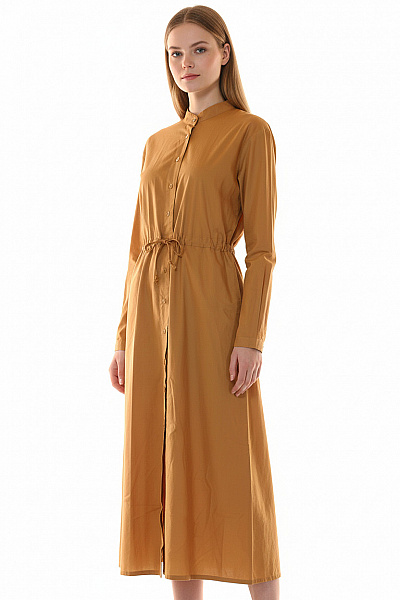 Košilové  Šaty Hnědé Woolrich Vel. XS