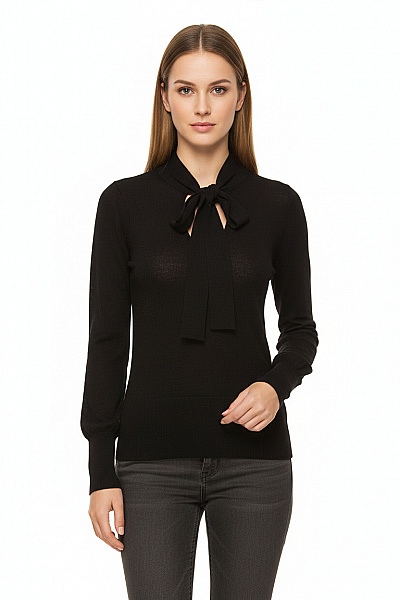  Halenka Pletená Černá Vel. S