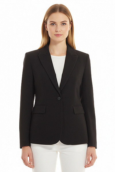 ONLY Společenské Dámské Sako Černé Second Hand Vel. 38