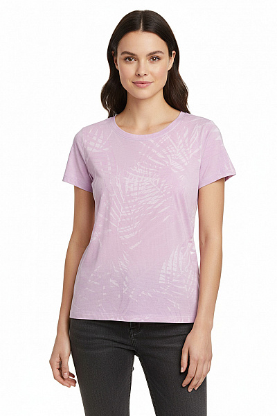 House Dámské Tričko Fialové Second Hand Vel. XS