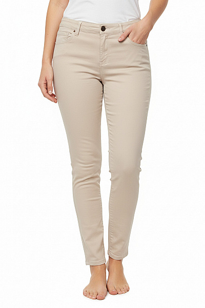 Dámské Kalhoty Béžové Canda Vel. 46