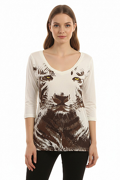 FISHBONE Dámské Tričko Bílé Vel. S