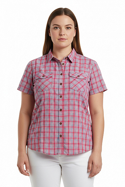 Dámská Košile Růžová ALPINE PRO Vel. XXL