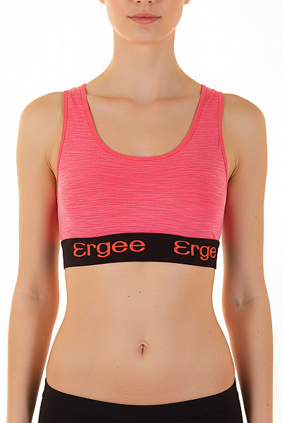 Ergee Sportovní Podprsenka Růžová Melír Vel. XS