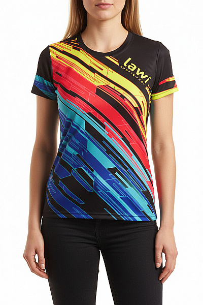 Sportovní Dámské Tričko Barevné Second Hand Vel. L