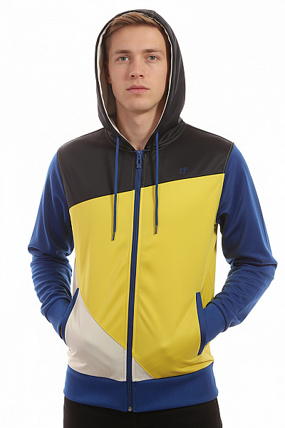 Pánská Mikina Na Zip Barevná Vel. S