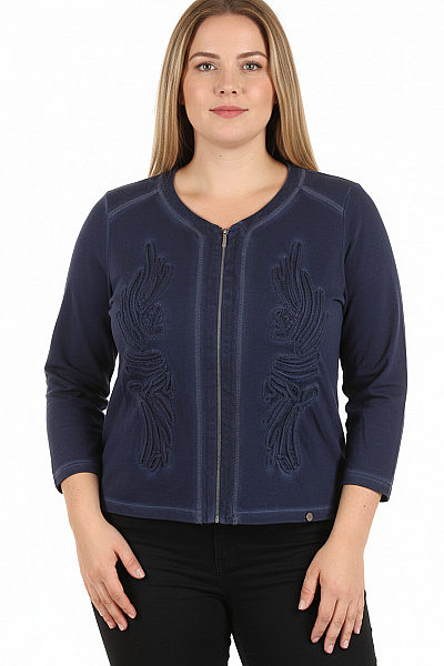 Concept Dámská Mikina Modrá Second Hand Vel. 44