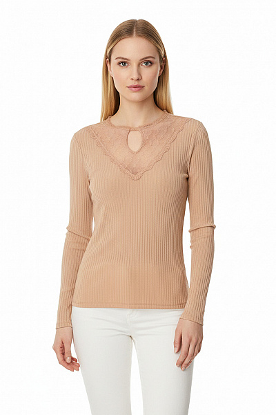 Halenka Béžová Reserved Vel. S