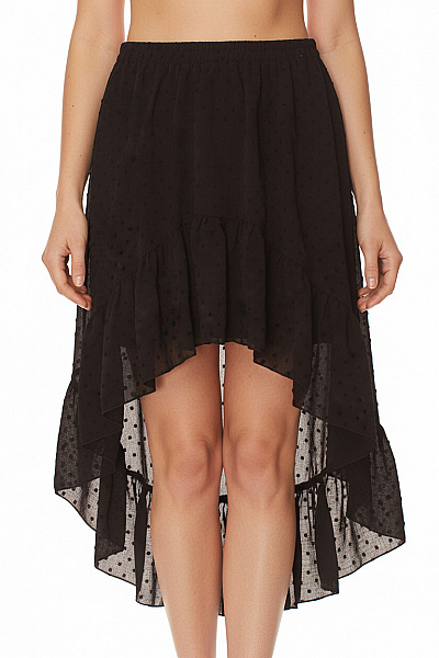  Sukně áčková Černá Vel. M