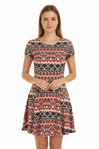 Šaty Barevné Vel. 36