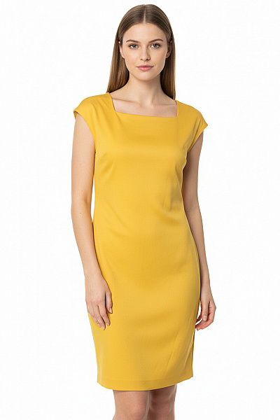 QUIOSQE Šaty Žluté Vel. 38