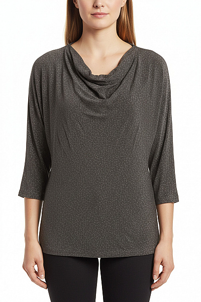 Společenská  Halenka Šedá Madonna Second Hand Vel. L