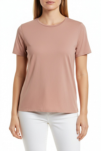 Amisu Dámské Tričko Růžové Vel. L