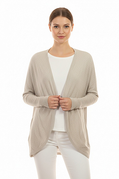 Dámský Cardigan Stříbrný Orsay Vel. S