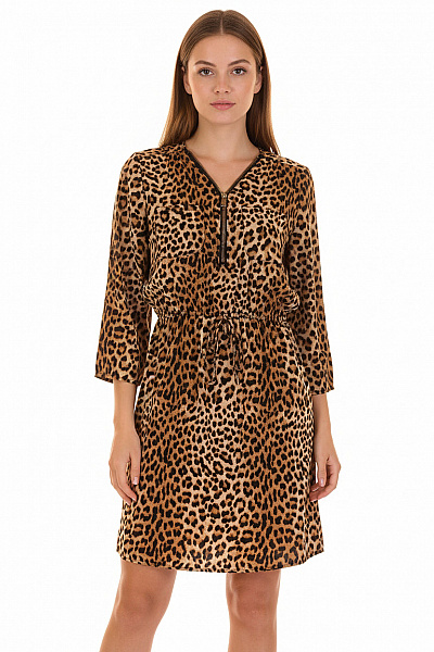 GATE Košilové  Šaty Hnědé Vel. 34