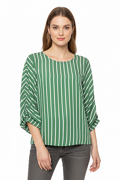 Vzorovaná  Halenka Zelená Second Hand