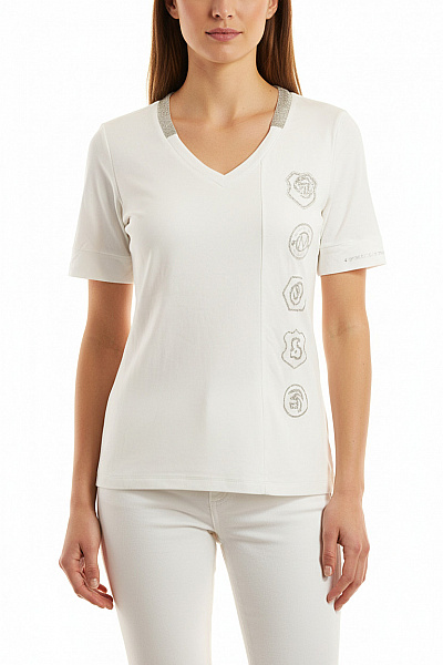 Sportalm Dámské Tričko Bílé