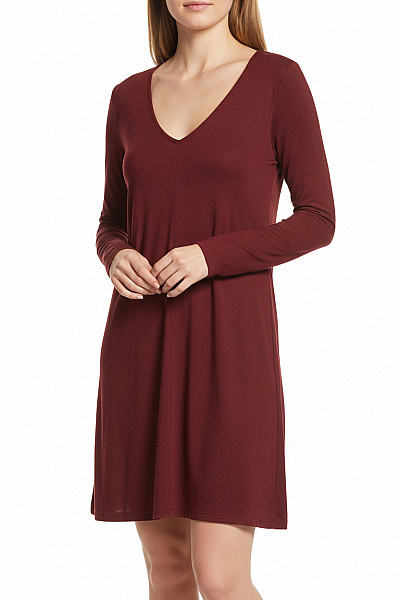 Letní  Šaty Vínová Second Hand Vel. S