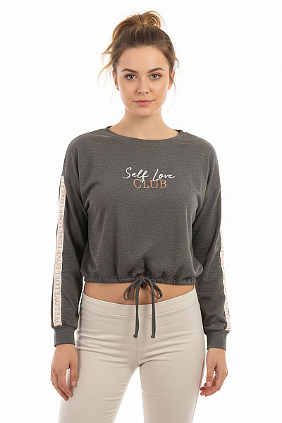 Dámské Tričko Šedé Boux AVENUE Vel. 40