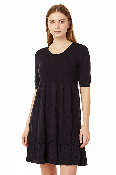 Le Tricot Longhin Šaty Modré Second Hand