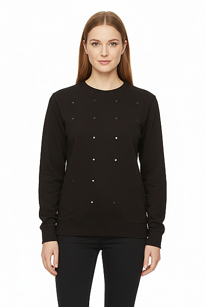 Dámská Mikina Bez Zapínání Černá Stanley Stella Vel. M