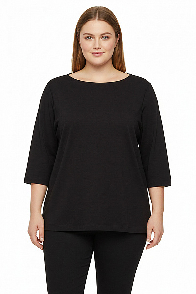 Canda Jednoduché Dámské Tričko Černé Second Hand Vel. XXL