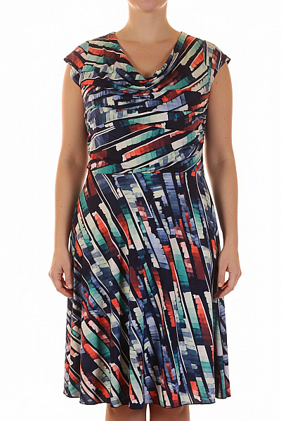 Šaty Barevné Vel. 44