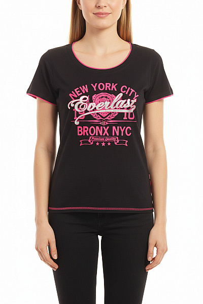 Dámské Tričko Černé EVERLAST Second Hand