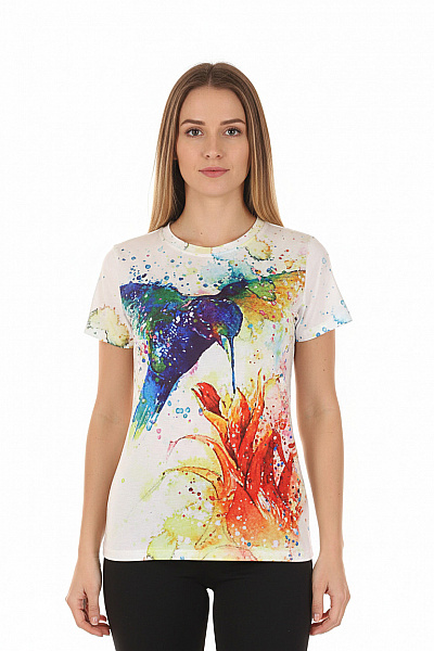 Dámské Tričko Bílé EMERY ROSE Second Hand Vel. L