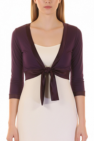 Dámské Bolerko Fialové CAMAIEU