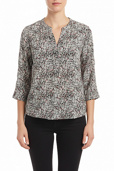 Vzorovaná  Halenka Barevná Vel.  40