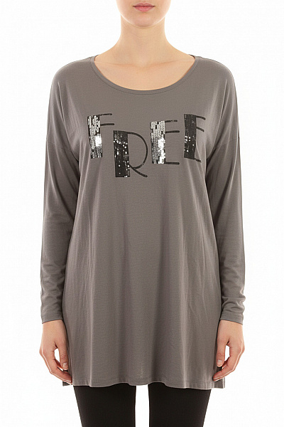 Dámské Tričko Šedé Vel. 42