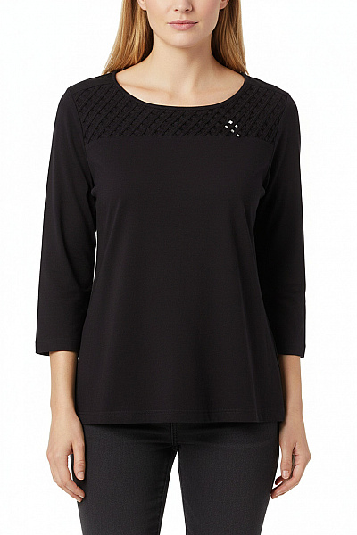 Jednoduché Dámské Tričko Modré