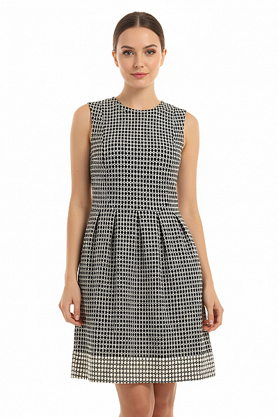 Šaty Černobílé Vel.  38