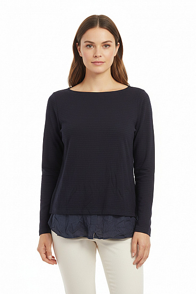 Jednoduché Dámské Tričko Modré Esmara Vel. M