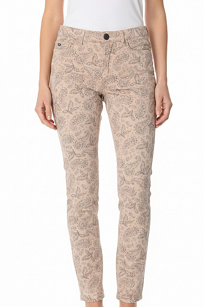 Dámské Kalhoty Rovné Béžové Second Hand