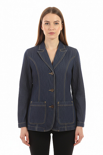 Dámské Blejzr Modrý Second Hand Vel. 38