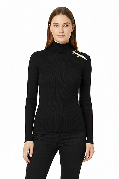 Amisu Dámské Rolák Černý Vel. XS