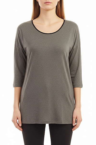 Esmara Jednoduché Dámské Tričko Šedé Second Hand Vel. 40/42