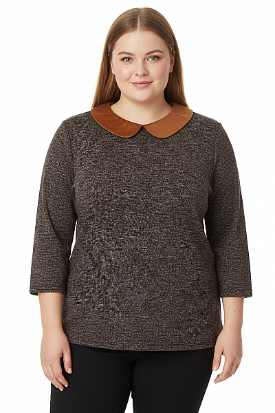  Halenka Pletená Černá