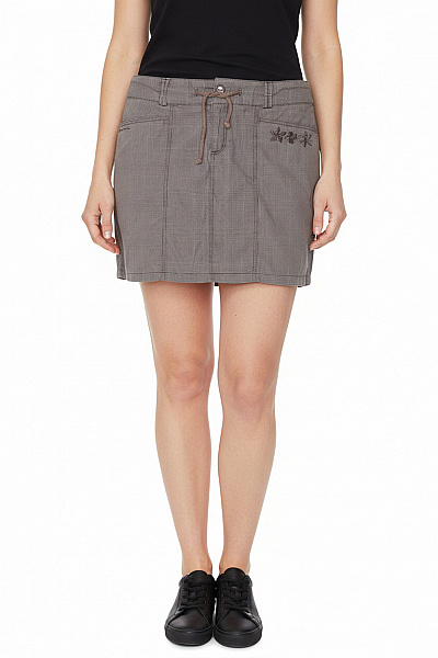  Sukně áčková Šedá Second Hand Vel. XL