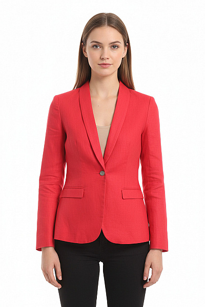 TIMEOUT BRAND Dámské Sako Růžové Vel. 36